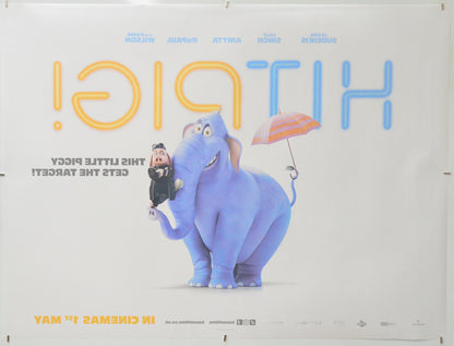 Hitpig (Back) Cinema Quad Movie Poster 