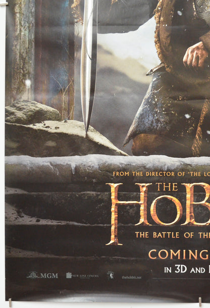 THE HOBBIT : THE BATTLE OF THE FIVE ARMIES (Bottom Left) Cinema One Sheet Movie Poster 