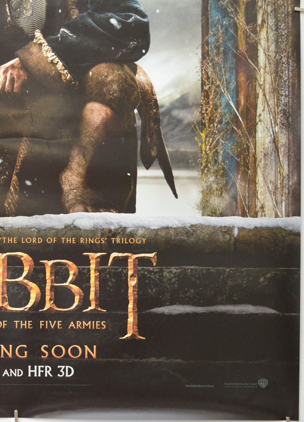 THE HOBBIT : THE BATTLE OF THE FIVE ARMIES (Bottom Right) Cinema One Sheet Movie Poster 