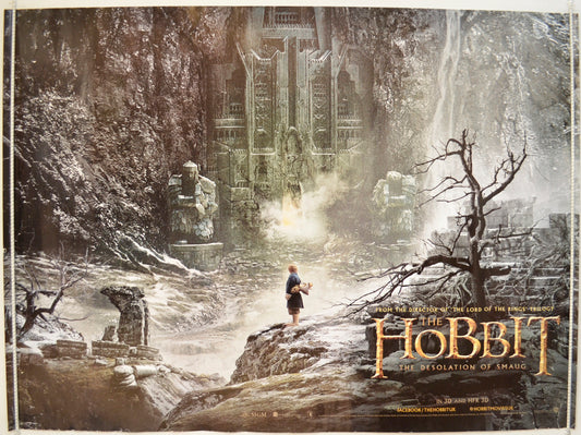 The Hobbit : The Desolation Of Smaug  (Teaser / Advance Version)  Original Quad Poster - Film Poster - Movie Poster 