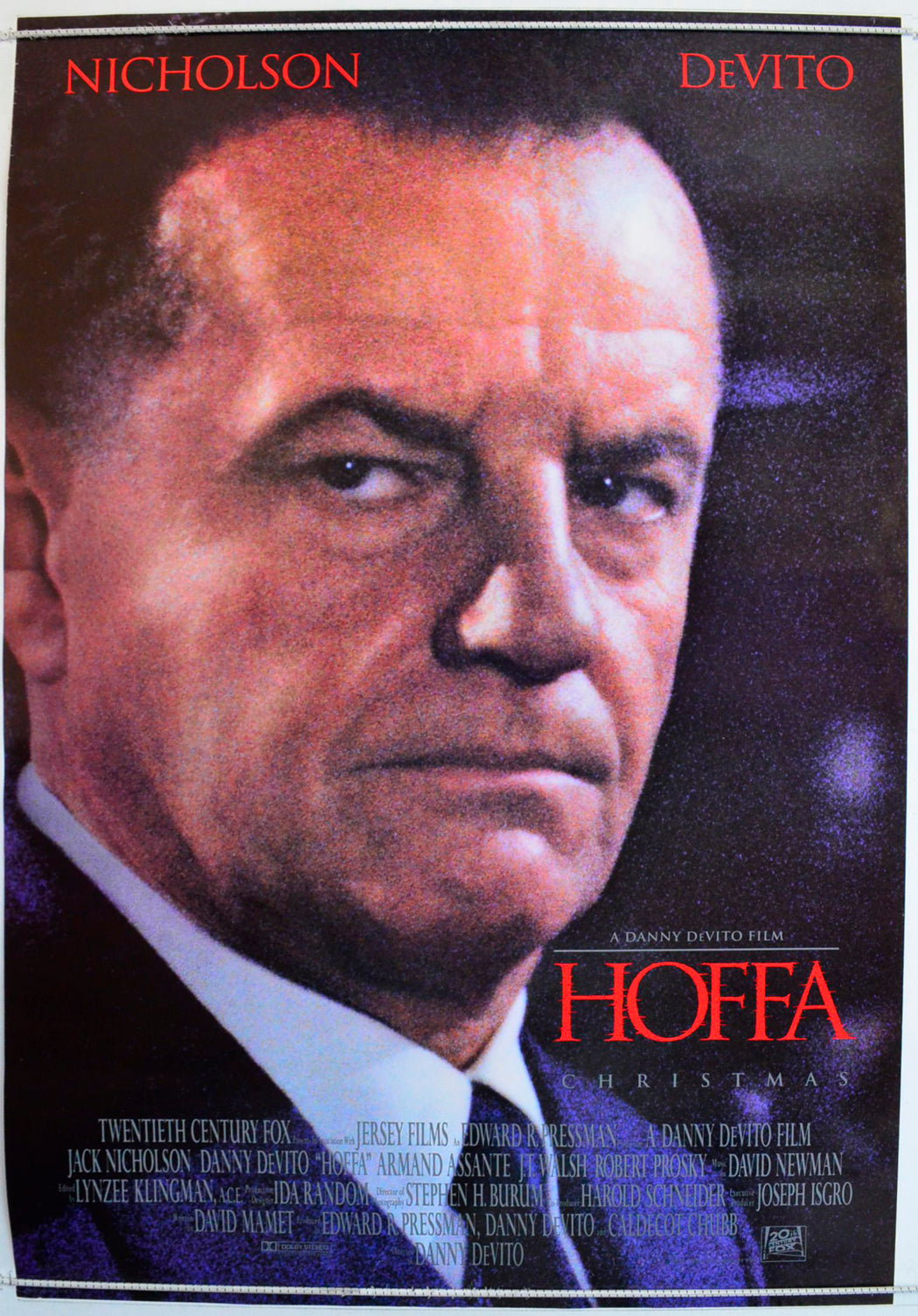 Hoffa Original One Sheet Poster - Film Poster - Movie Poster 