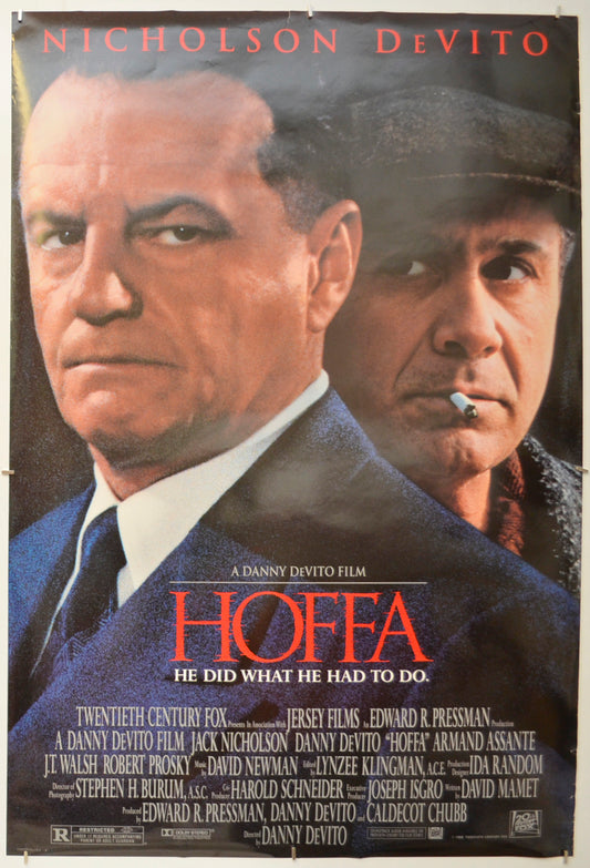 Hoffa (STYLE B) Original One Sheet Poster - Film Poster - Movie Poster