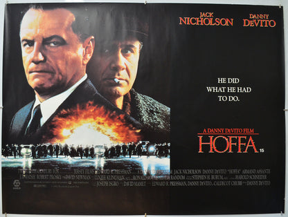 Hoffa Original Quad Poster - Film Poster - Movie Poster