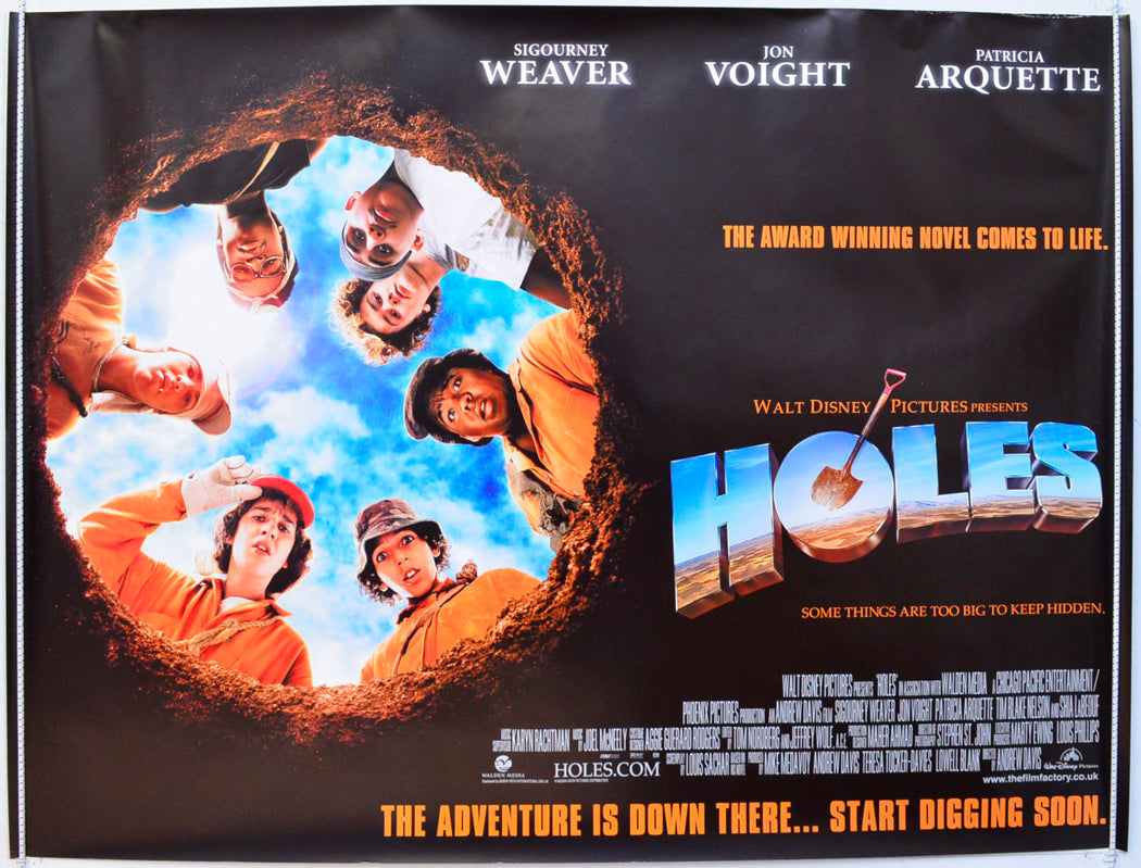 Holes Original British Quad Poster - Film Poster - Movie Poster 