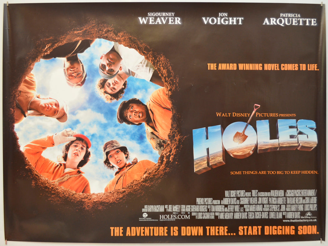 Holes Original Quad Poster - Film Poster - Movie Poster  