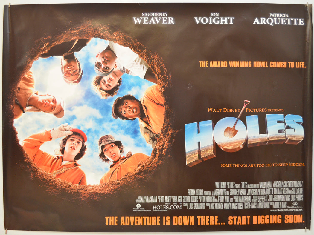 Holes Original Quad Poster - Film Poster - Movie Poster  