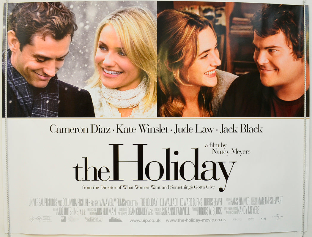 The Holiday Original Quad Poster - Film Poster - Movie Poster  