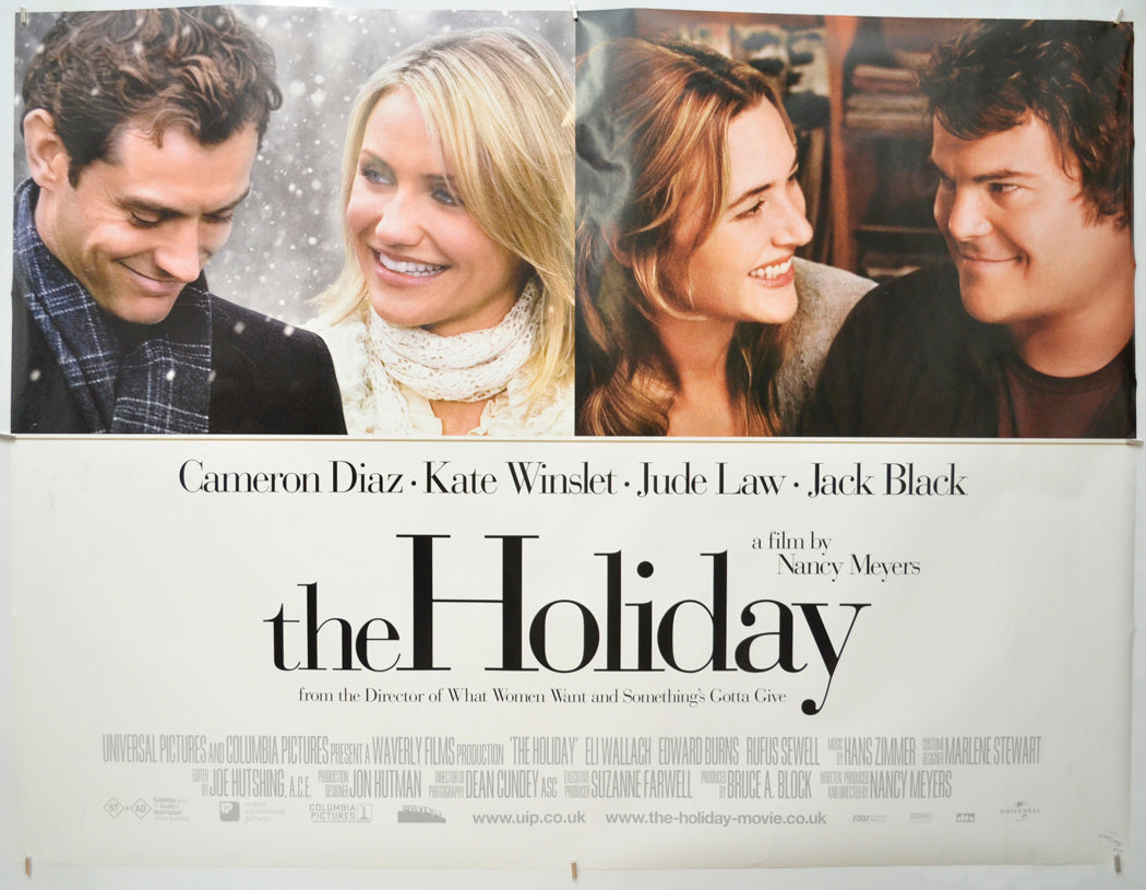 The Holiday  Original Quad Poster - Film Poster - Movie Poster