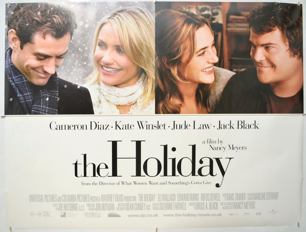 The Holiday  Original Quad Poster - Film Poster - Movie Poster