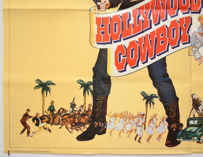 HOLLYWOOD COWBOY (Bottom Left) Cinema Quad Movie Poster 