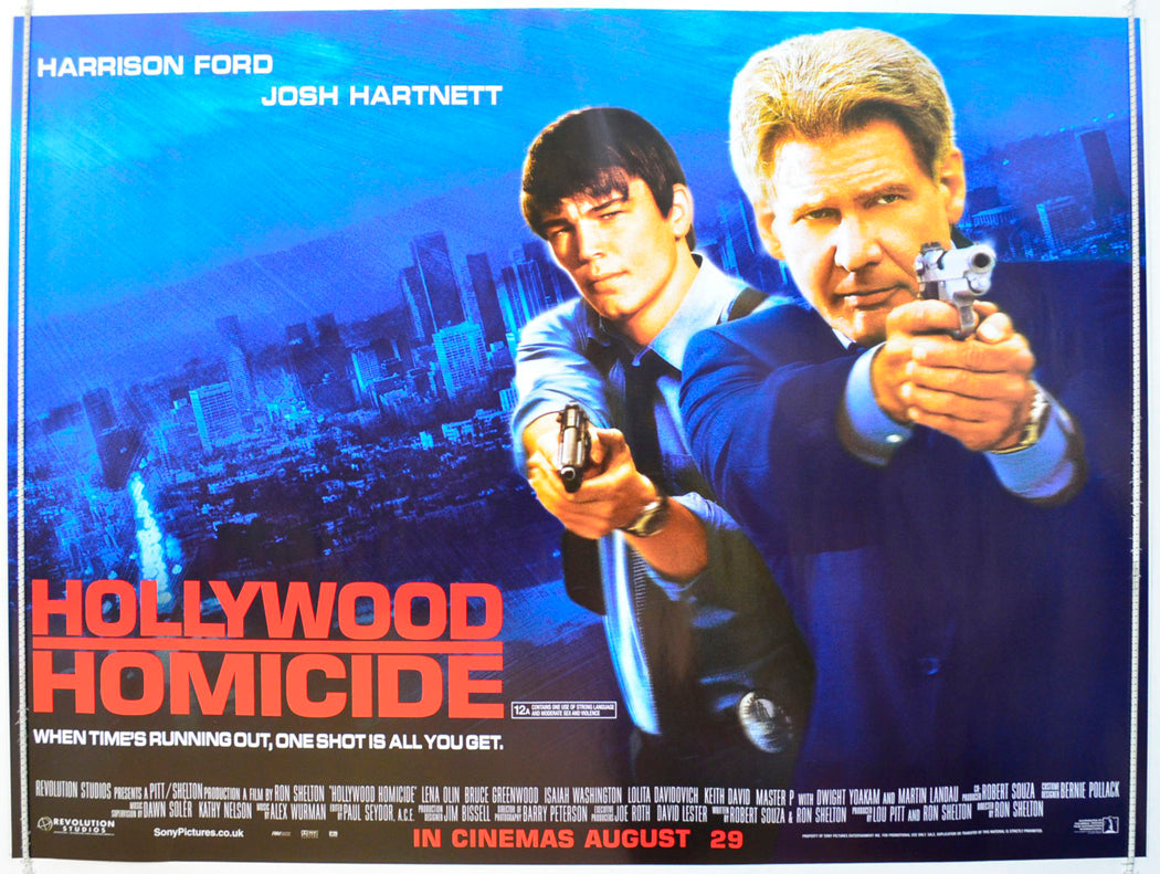 Hollywoods Homicide  Original British Quad Poster - Film Poster - Movie Poster