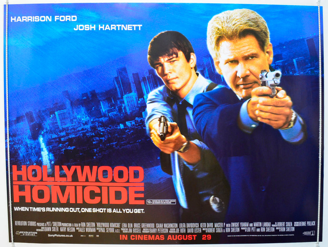 Hollywoods Homicide  Original British Quad Poster - Film Poster - Movie Poster