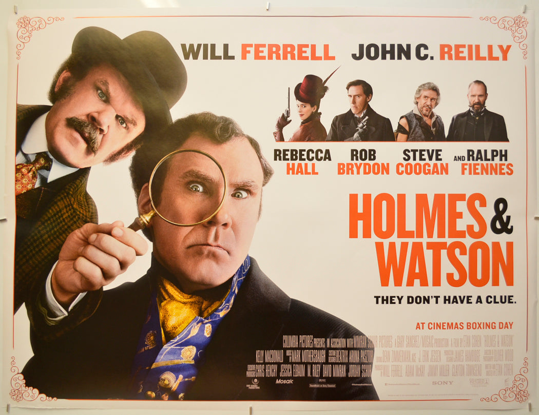 Holmes And Watson Original Quad Poster - Film Poster - Movie Poster