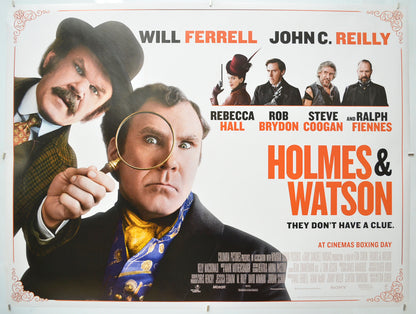 Holmes And Watson Original Quad Poster - Film Poster - Movie Poster  