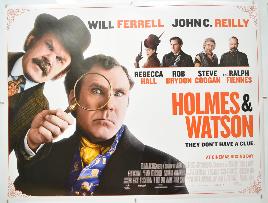 Holmes And Watson Original Quad Poster - Film Poster - Movie Poster  