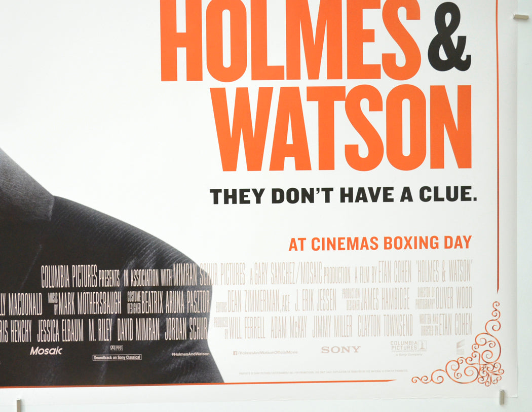 HOLMES AND WATSON (Bottom Right) Cinema Quad Movie Poster 