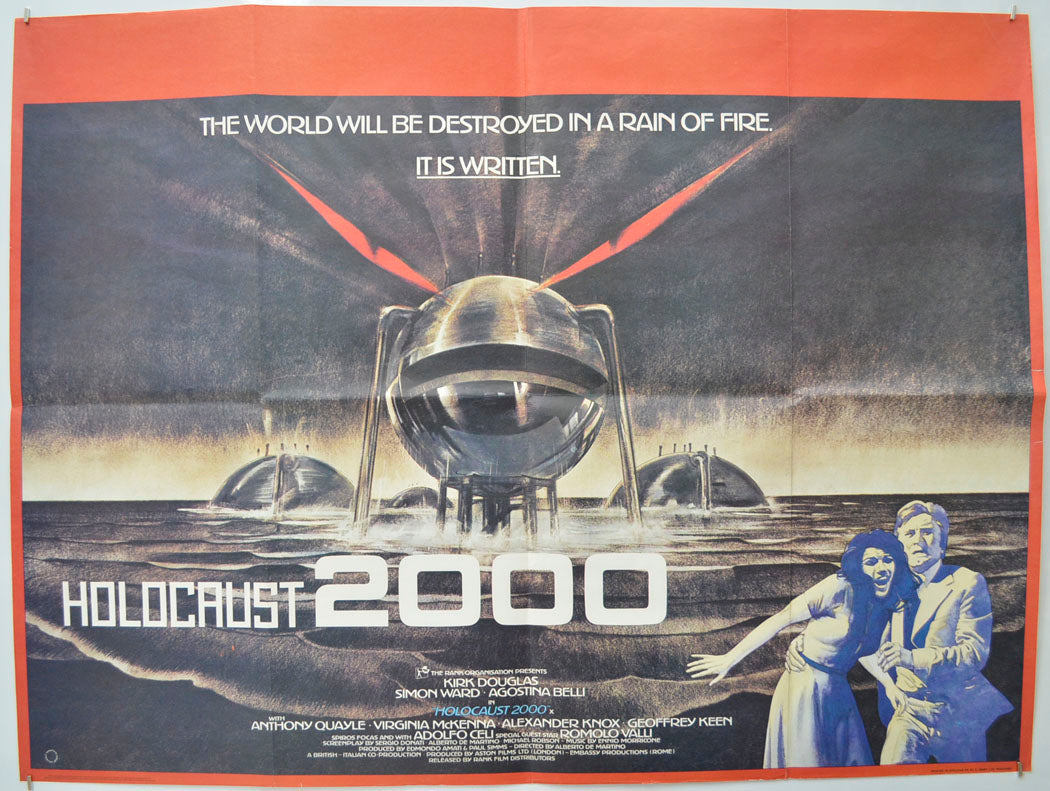 Holocaust 2000  Original Quad Poster - Film Poster - Movie Poster