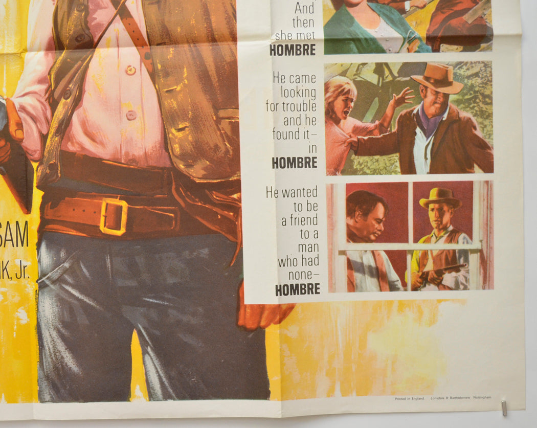 HOMBRE (Bottom Right) Cinema Quad Movie Poster 