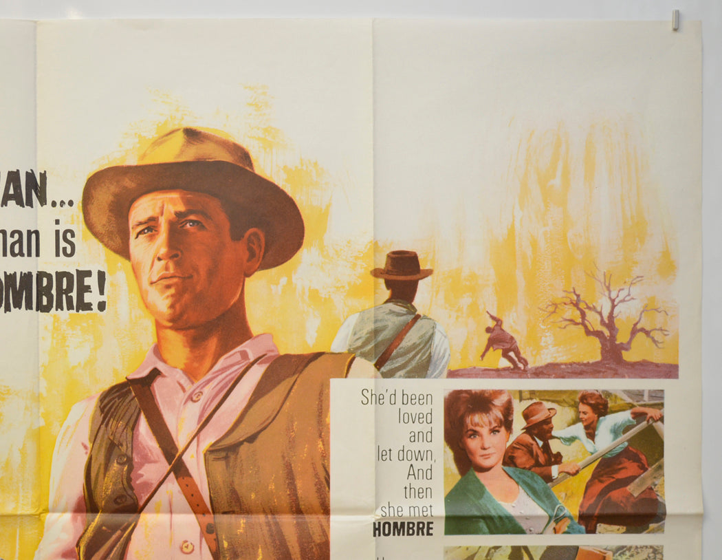 HOMBRE (Top Right) Cinema Quad Movie Poster 