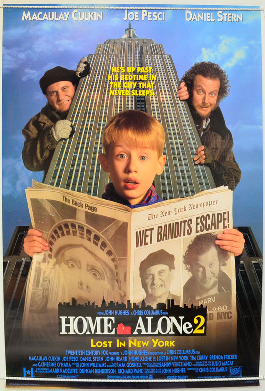 Home Alone 2 : Lost In New York  (International one sheet campaignC)   Original One Sheet Poster - Film Poster - Movie Poster  