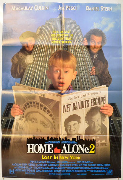 Home Alone 2 : Lost In New York Original One Sheet Poster - Film Poster - Movie Poster