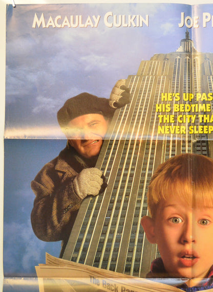 HOME ALONE 2 : LOST IN NEW YORK (Top Left) Cinema One Sheet Movie Poster 