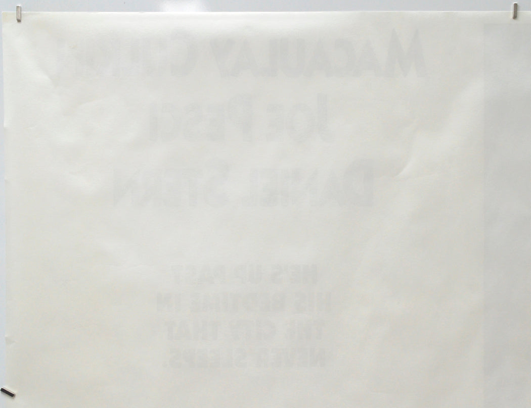 Home Alone 2 : Lost In New York (Back Top Left) Cinema Quad Movie Poster 