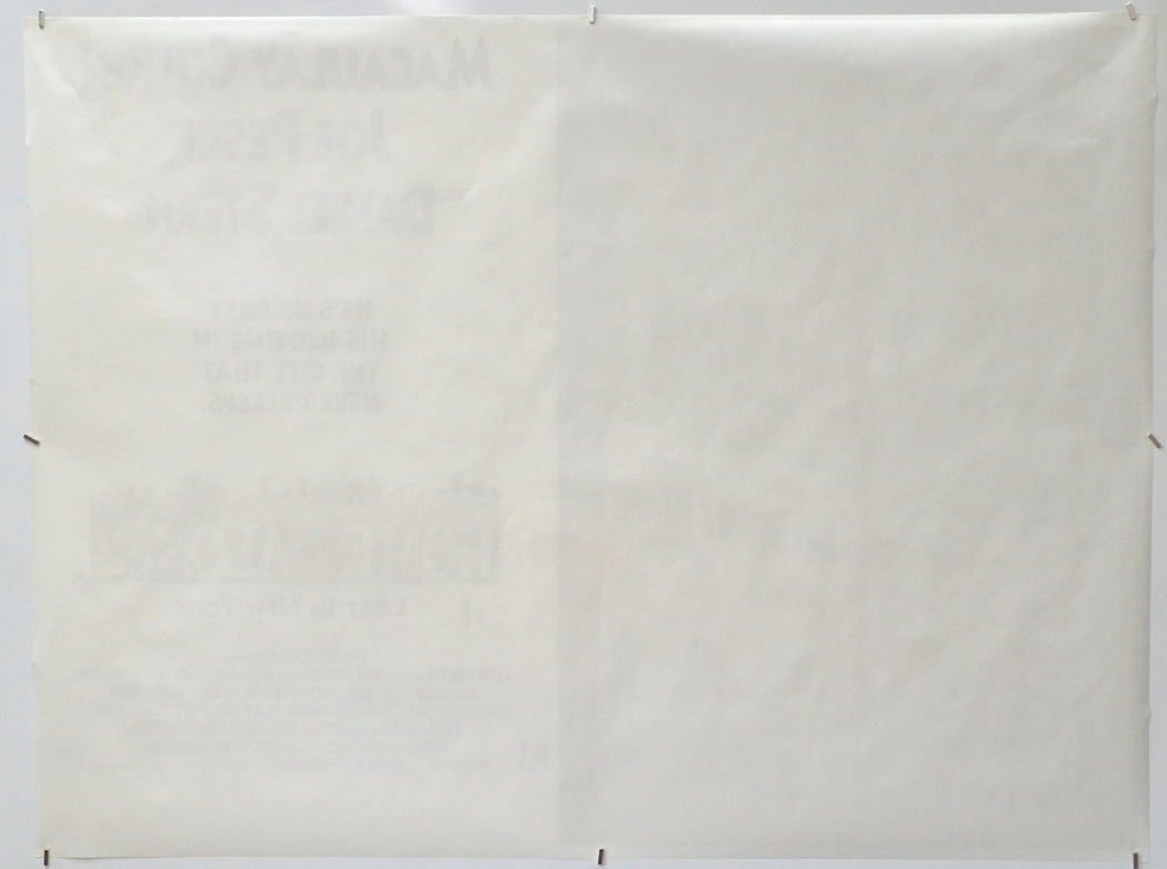 Home Alone 2 : Lost In New York (Back) Cinema Quad Movie Poster 