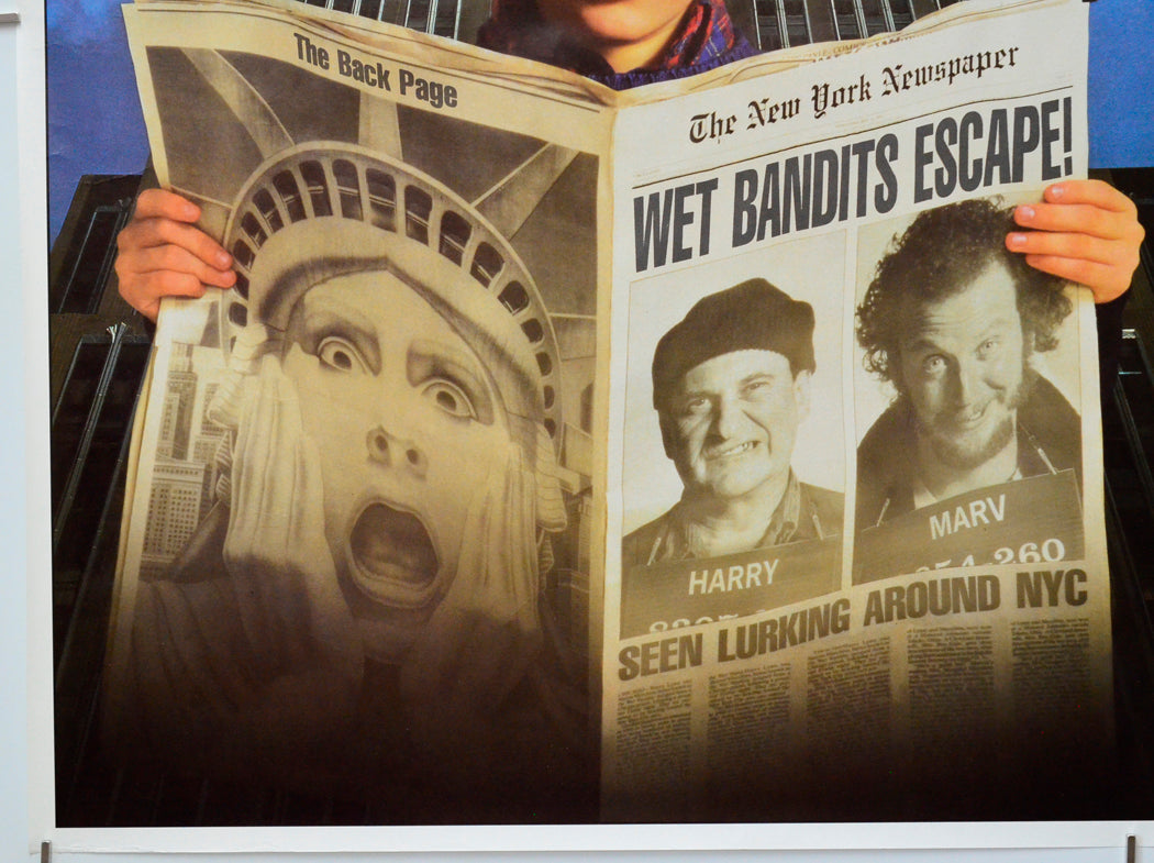 Home Alone 2 : Lost In New York (Bottom Left) Cinema Quad Movie Poster 