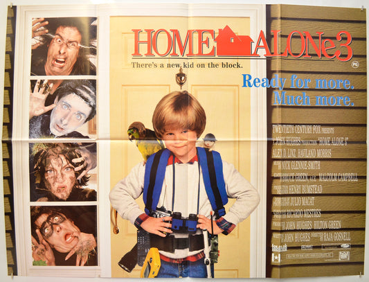 Home Alone 3 Original Quad Poster - Film Poster - Movie Poster