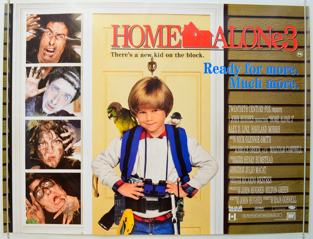 Home Alone 3  Original British Quad Poster - Film Poster - Movie Poster