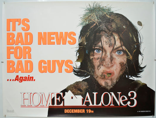 Home Alone 3 (Teaser / Advance Version 3) Original Quad Poster - Film Poster - Movie Poster