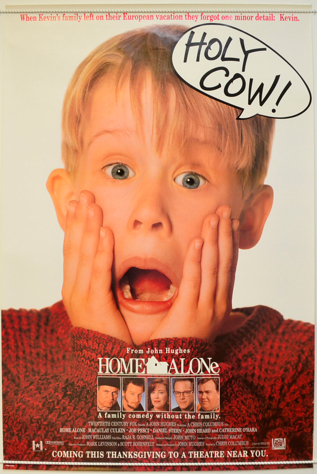 Home Alone  (Teaser / Advance Version)   Original One Sheet Poster - Film Poster - Movie Poster  