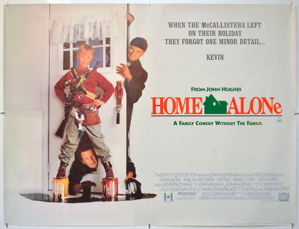 “Home Alone” (Design 2) Original Quad Poster - Film Poster - Movie Pos ...