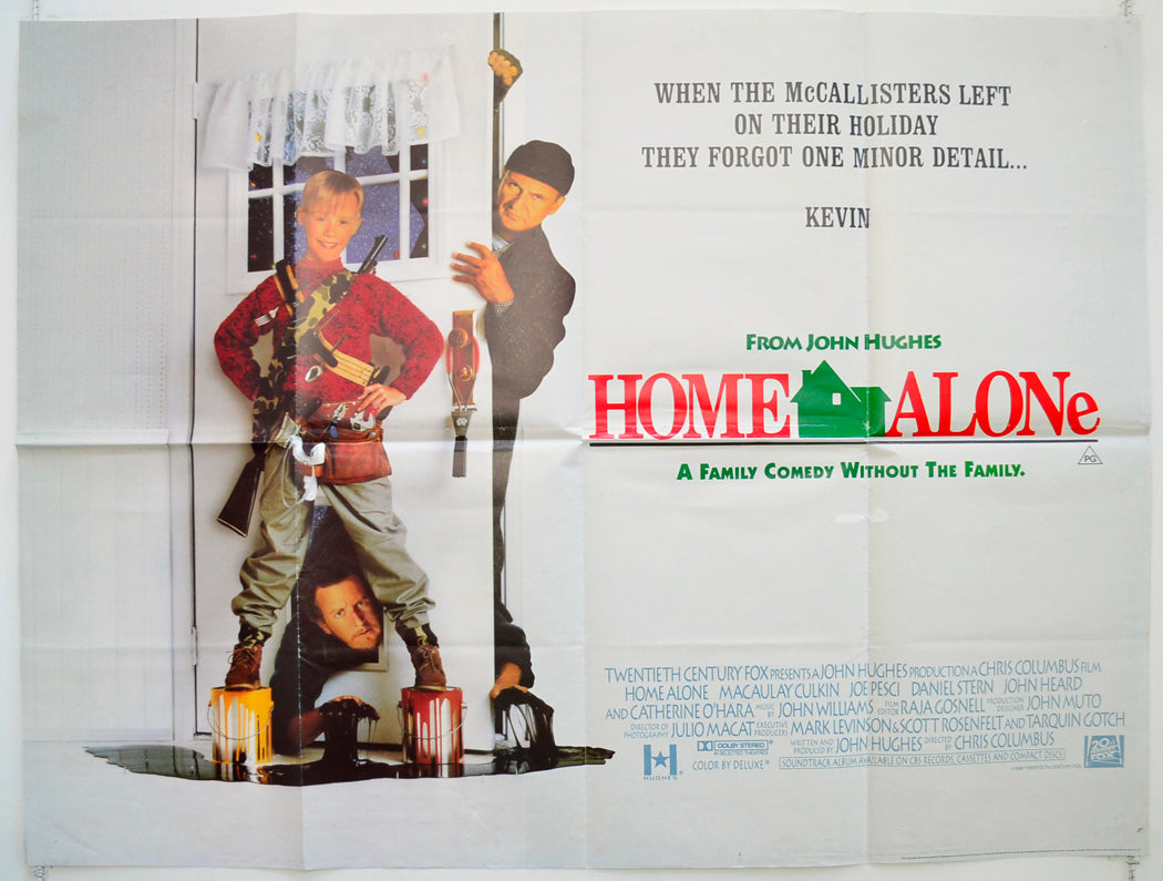 Home Alone  (Design 2)   Original Quad Poster - Film Poster - Movie Poster  