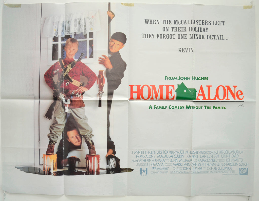 Home Alone  (Design 2)   Original Quad Poster - Film Poster - Movie Poster  