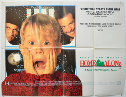 Home Alone Original Quad Poster - Film Poster - Movie Poster  