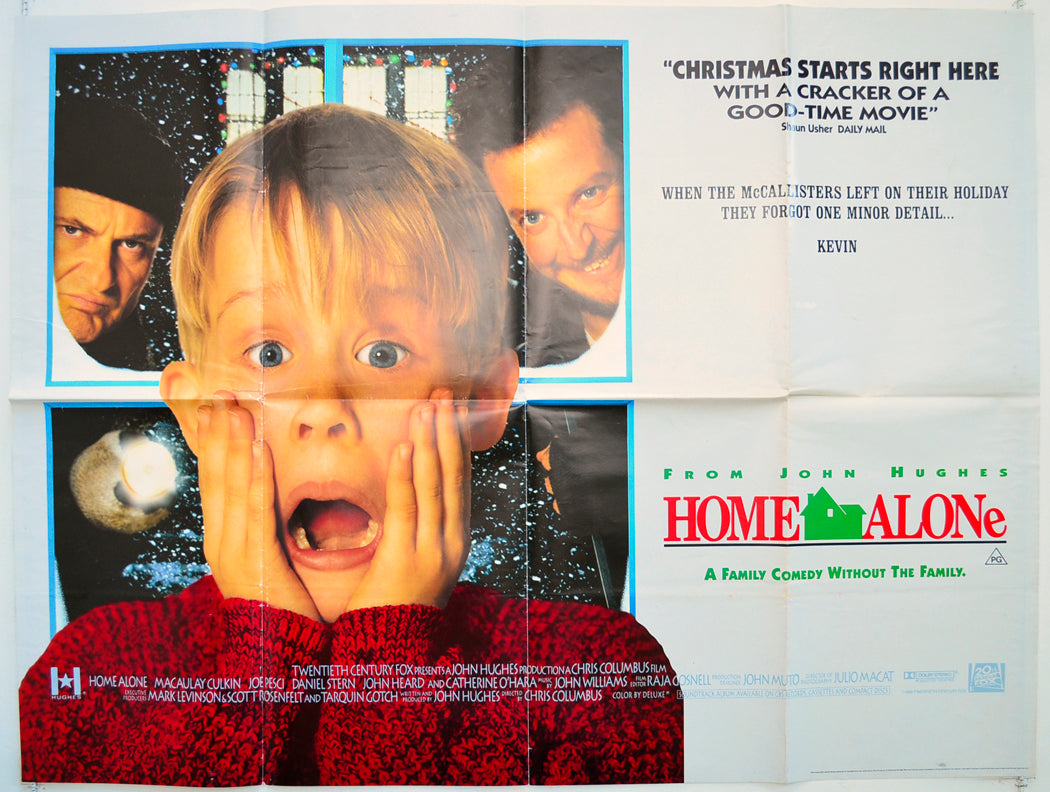 Home Alone Original Quad Poster - Film Poster - Movie Poster  