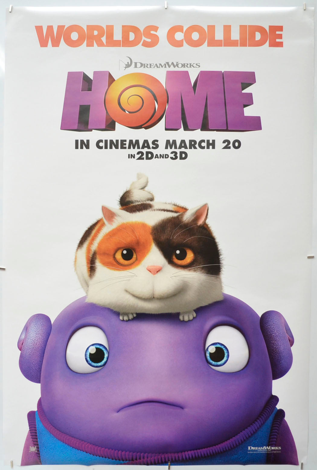 Home (Teaser / Advance Version ) Original One Sheet Poster - Film Poster - Movie Poster