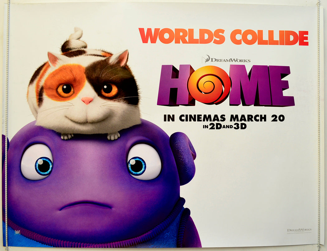 Home  (Teaser / Advance Version)   Original Quad Poster - Film Poster - Movie Poster  