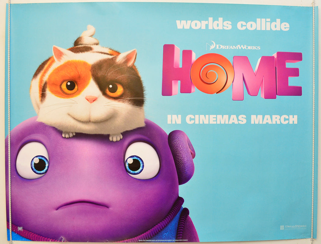 Home  (Teaser / Advance Version 2)   Original Quad Poster - Film Poster - Movie Poster  