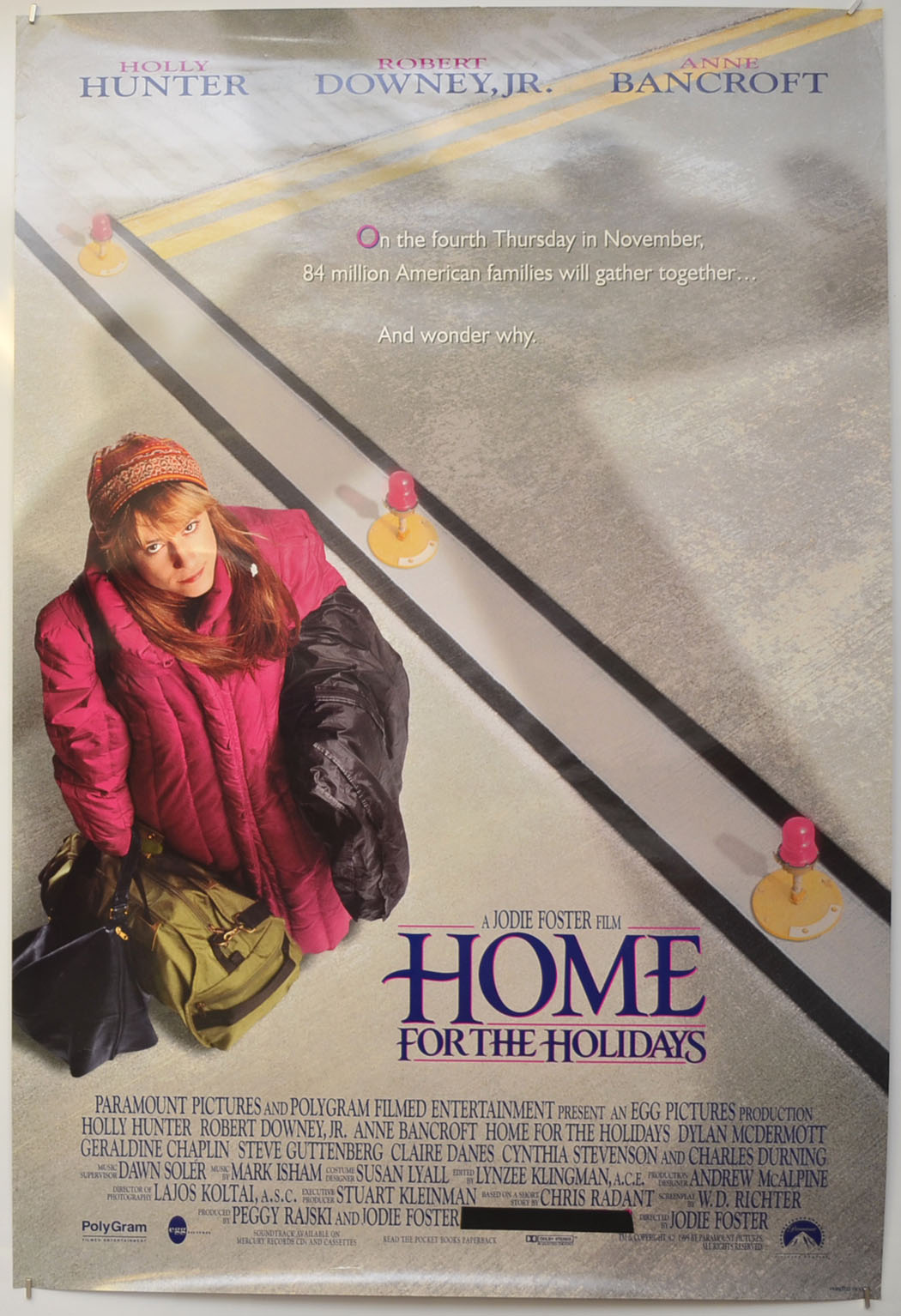 Home For The Holidays Original One Sheet Poster - Film Poster - Movie Poster