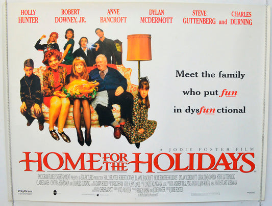 Home For The Holidays Original British Quad Poster - Film Poster - Movie Poster 