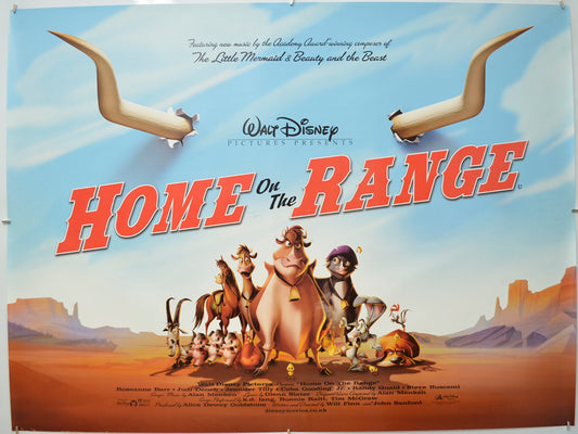 Home On The Range Original Quad Poster - Film Poster - Movie Poster