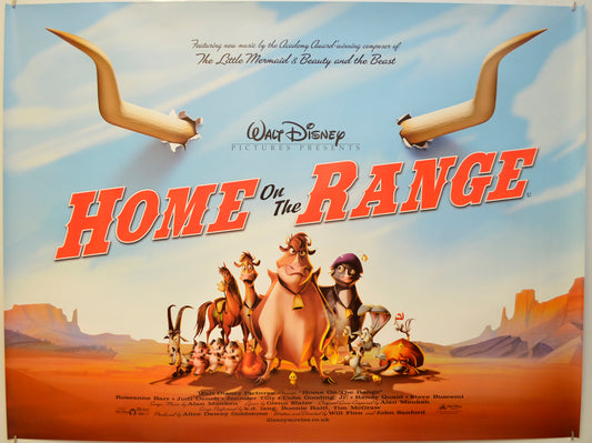 Home On The Range Original Quad Poster - Film Poster - Movie Poster  