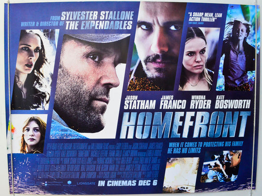 Homefront Original British Quad Poster - Film Poster - Movie Poster 