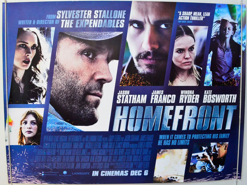 Homefront Original British Quad Poster - Film Poster - Movie Poster 