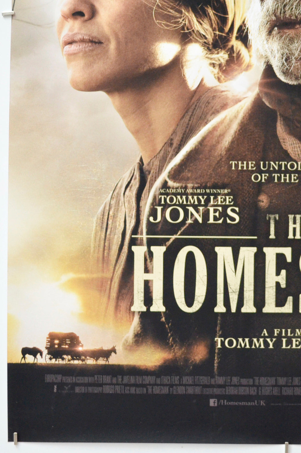 THE HOMESMAN (Bottom Left) Cinema One Sheet Movie Poster 