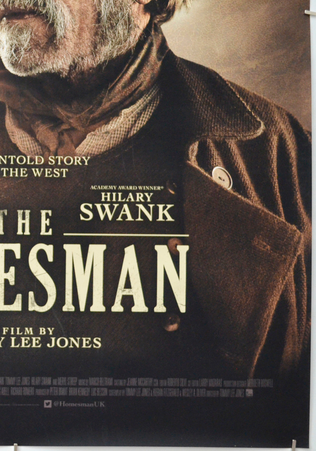 THE HOMESMAN (Bottom Right) Cinema One Sheet Movie Poster 