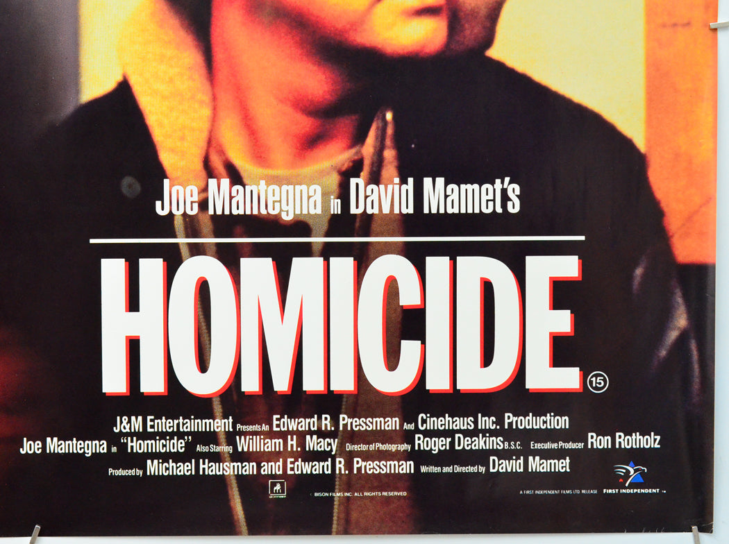 Homicide (Bottom Right) Cinema Quad Movie Poster 
